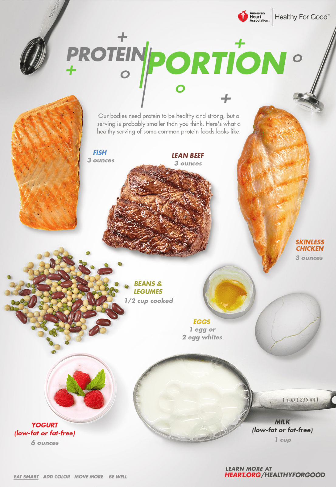 protein portion poster