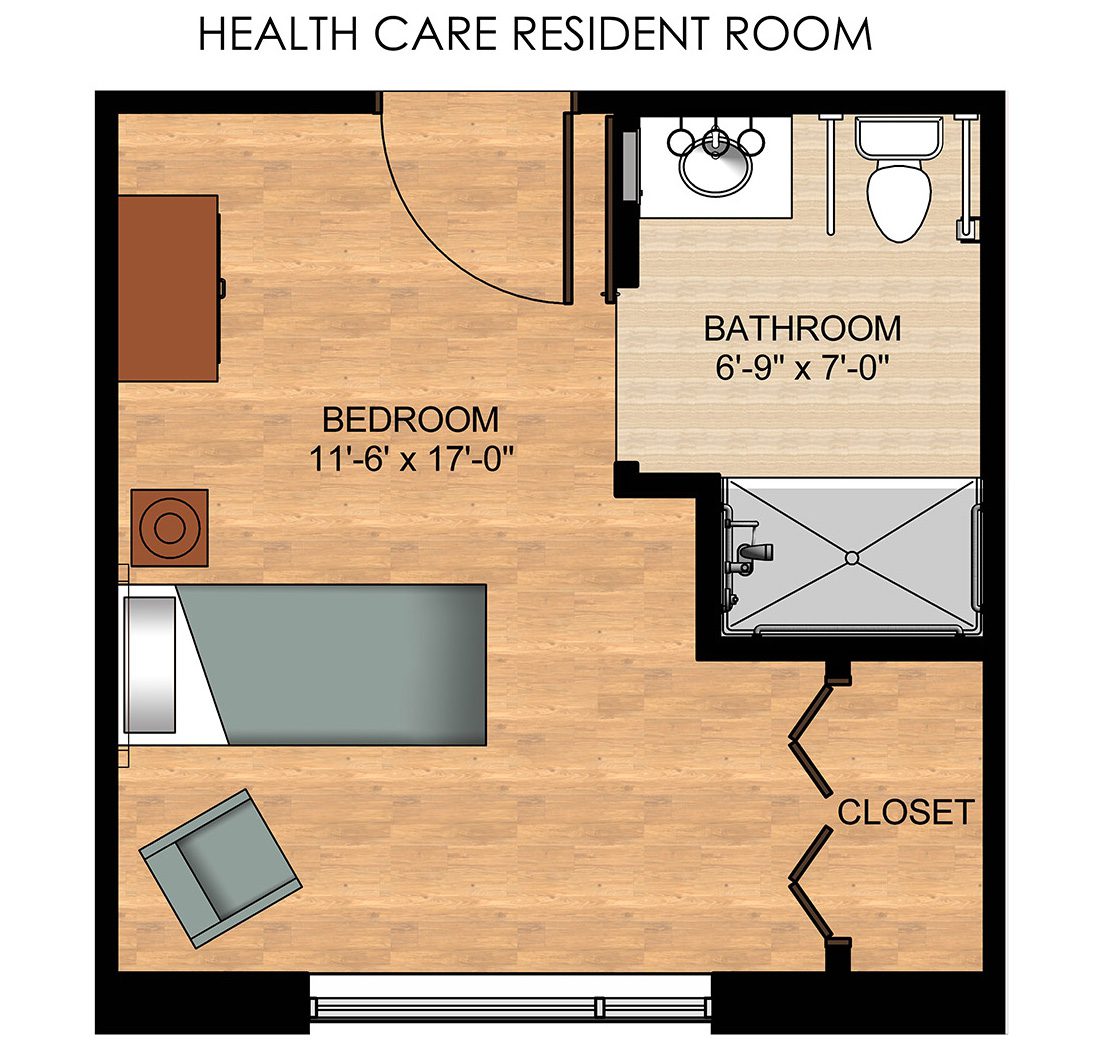 Health Care Resident Room